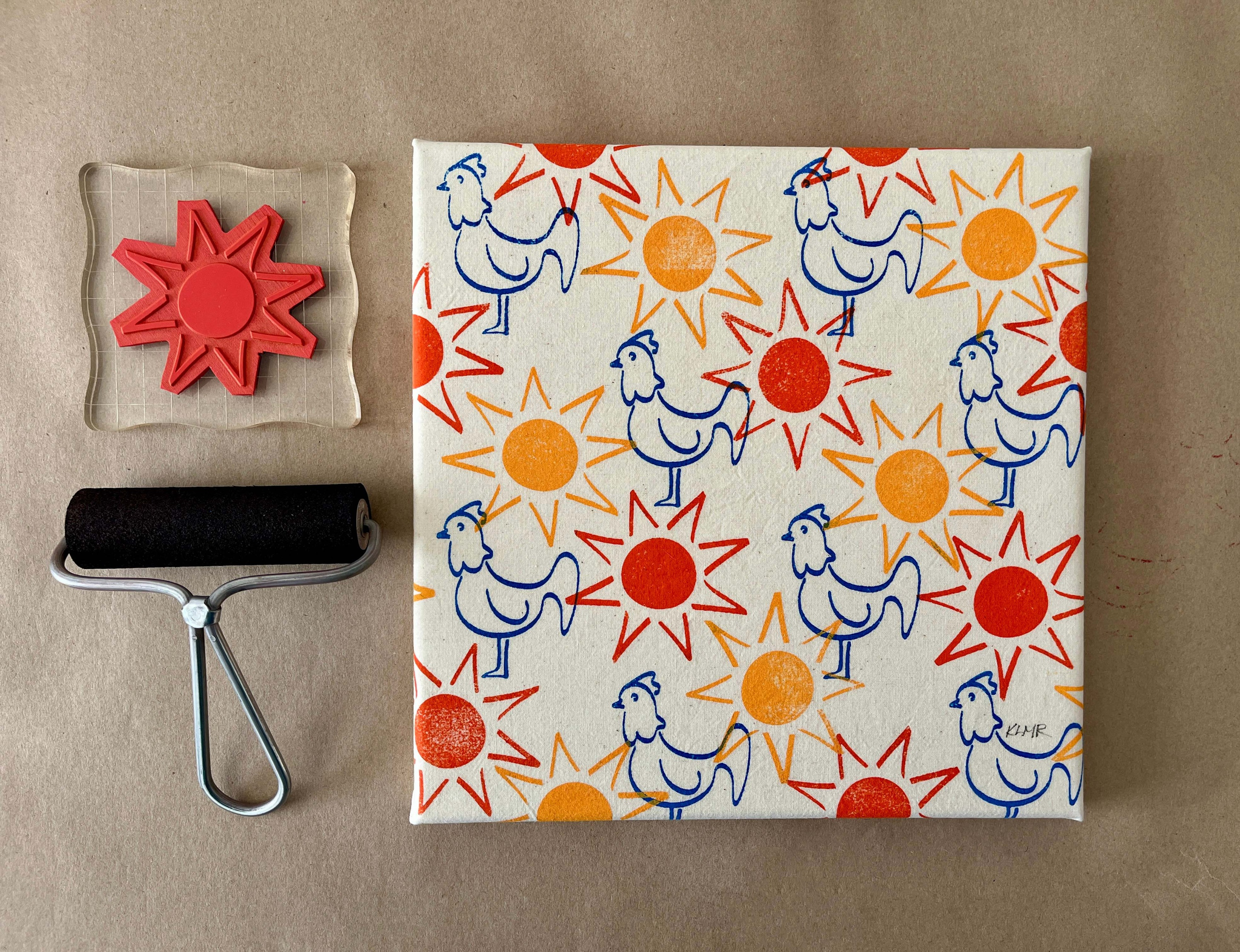 block printed fabric